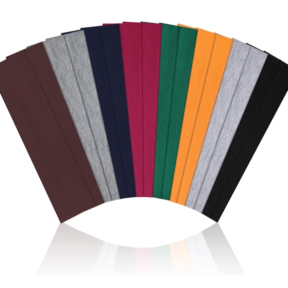 Brand New 16 Pcs Non Slip Soft Cotton Headband Set